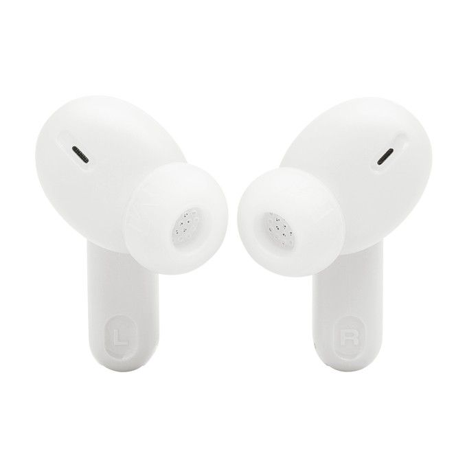 JBL Tune Beam 2 Wireless Bluetooth Earbuds Active Noise Cancellation - White