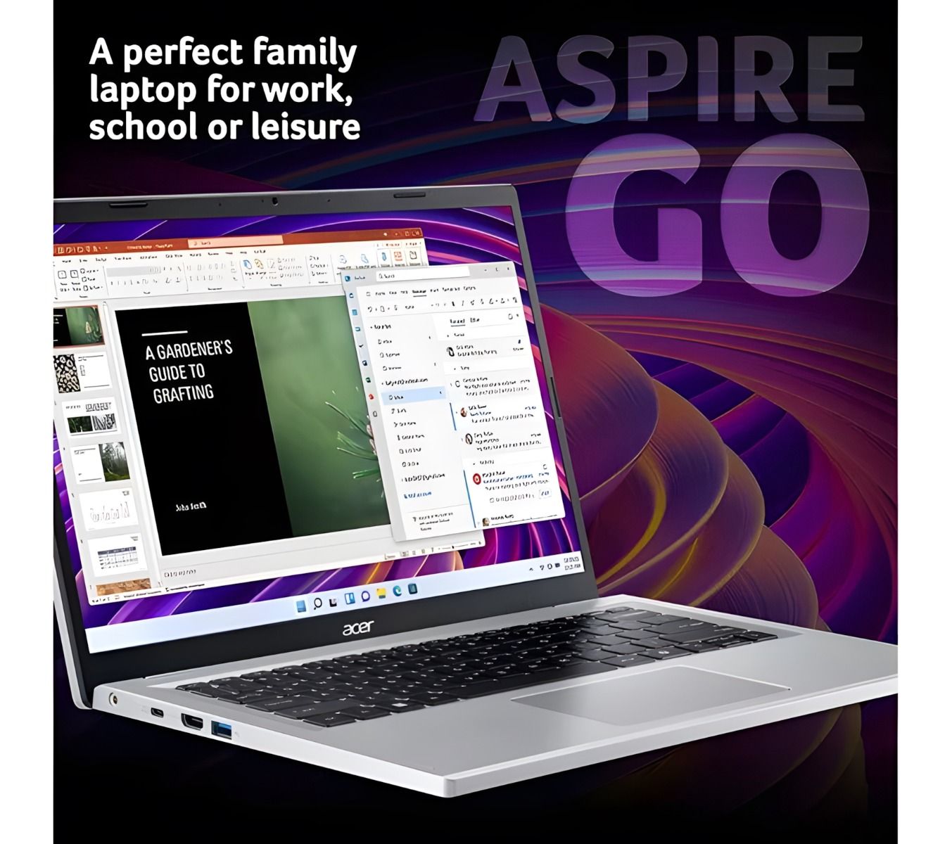 Acer Aspire Go 14 AG14-21P-R641 14" Laptop AMD Ryzen 3 8GB RAM 256GB SSD