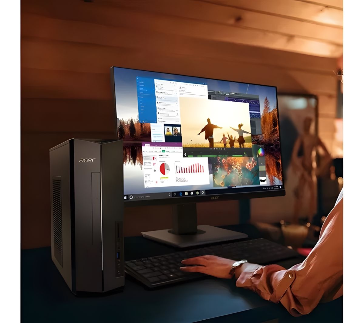 Acer Aspire XC-1780 SFF Desktop Intel Core i5 8GB RAM 512GB SSD Black