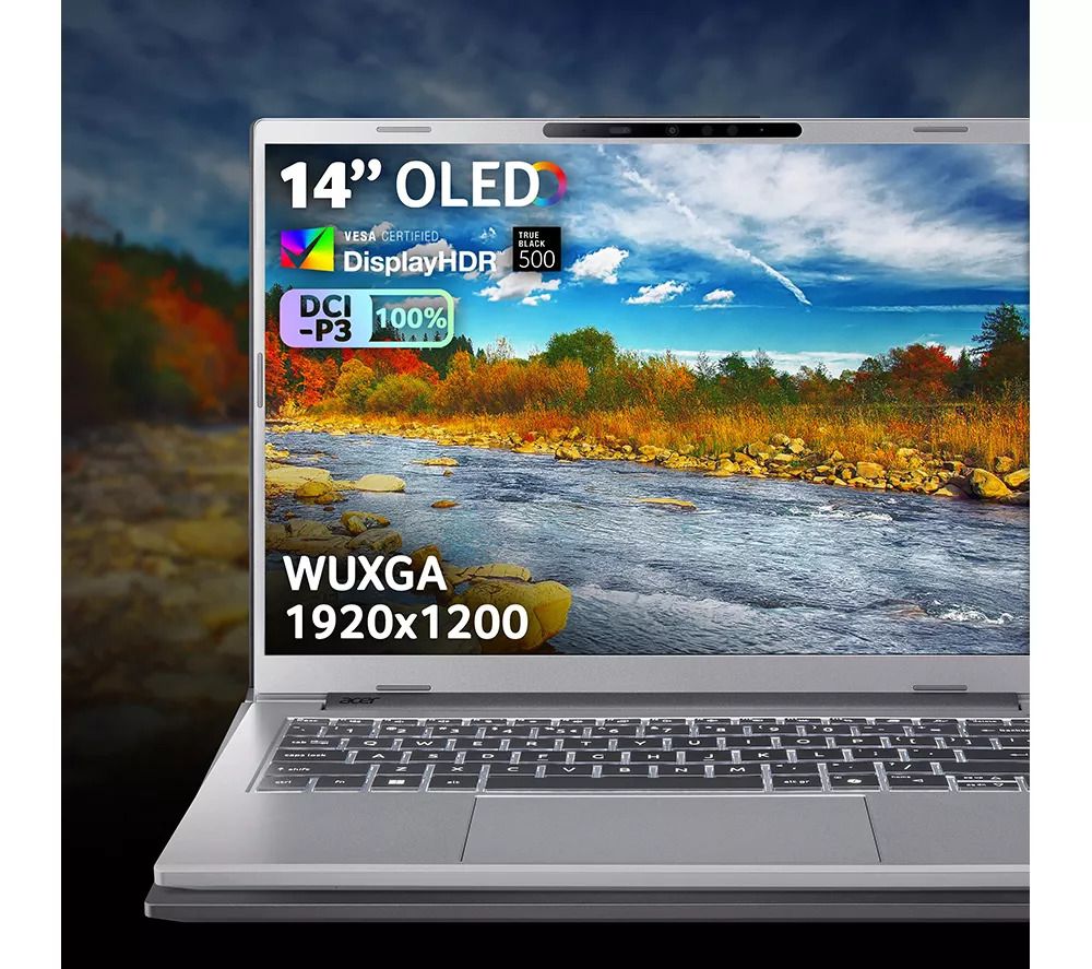 Acer Aspire 14 AI 14" OLED Laptop AMD Ryzen 5 16GB RAM 512GB SSD