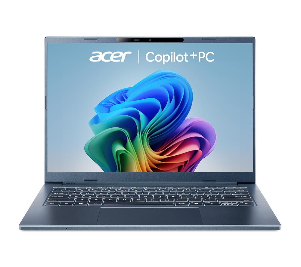 Acer Aspire 14 AI 14" Snapdragon X X1-26-100 16GB RAM 512GB SSD Win 11 Home Blue