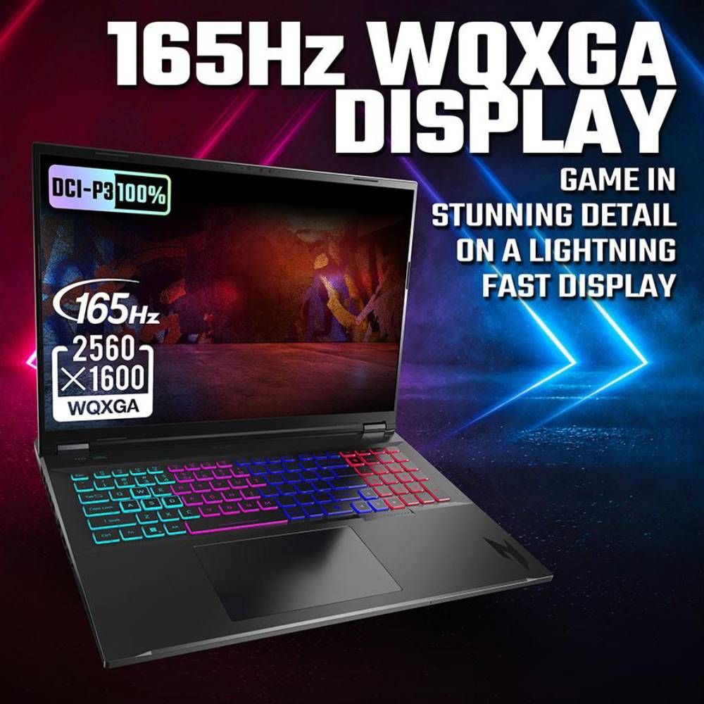 Acer Nitro 18 AI 18" Gaming Laptop AMD Ryzen 9 16GB RAM 1TB SSD RTX 5070 Ti