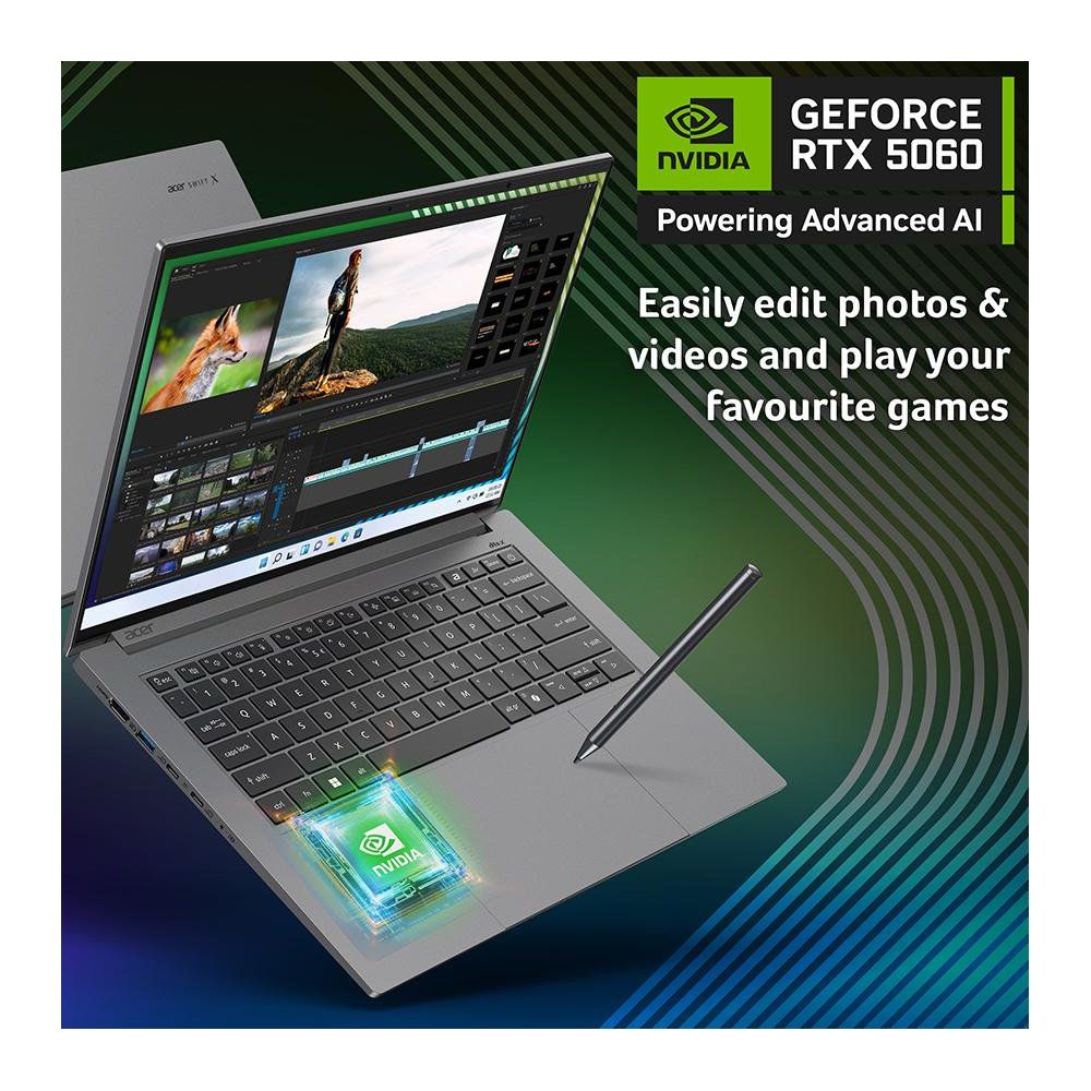 Acer Swift X 14 AI 14" OLED Touchscreen Laptop Ryzen AI 7 32GB 2TB RTX 5060
