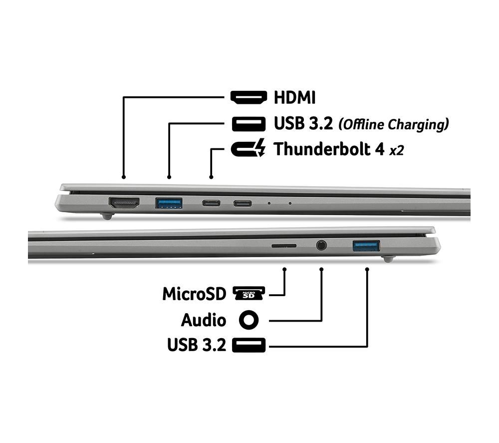 Acer Swift 16 AI 16" OLED Touchscreen Laptop Intel Ultra X7 358H 32GB 1TB SSD