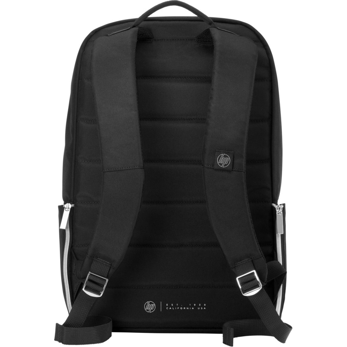 HP Pavilion 15.6" Accent Laptop Backpack Black/Silver Padded Straps