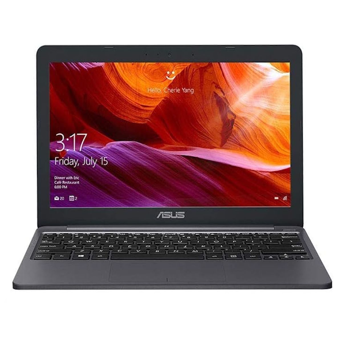 ASUS Vivobook E12 E203MA 11.6" HD Laptop Intel N4000 4GB RAM 64GB Storage Grey