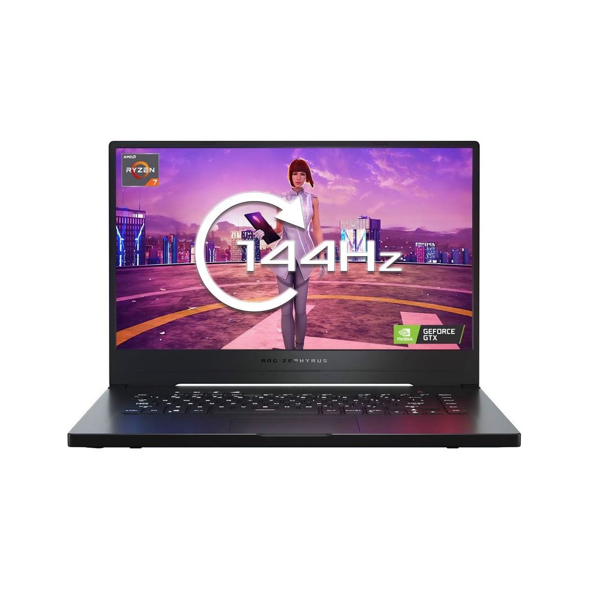 ASUS ROG Zephyrus Black 15.6" Gaming Laptop AMD Ryzen 7 16GB 512GB GTX 1660 Ti