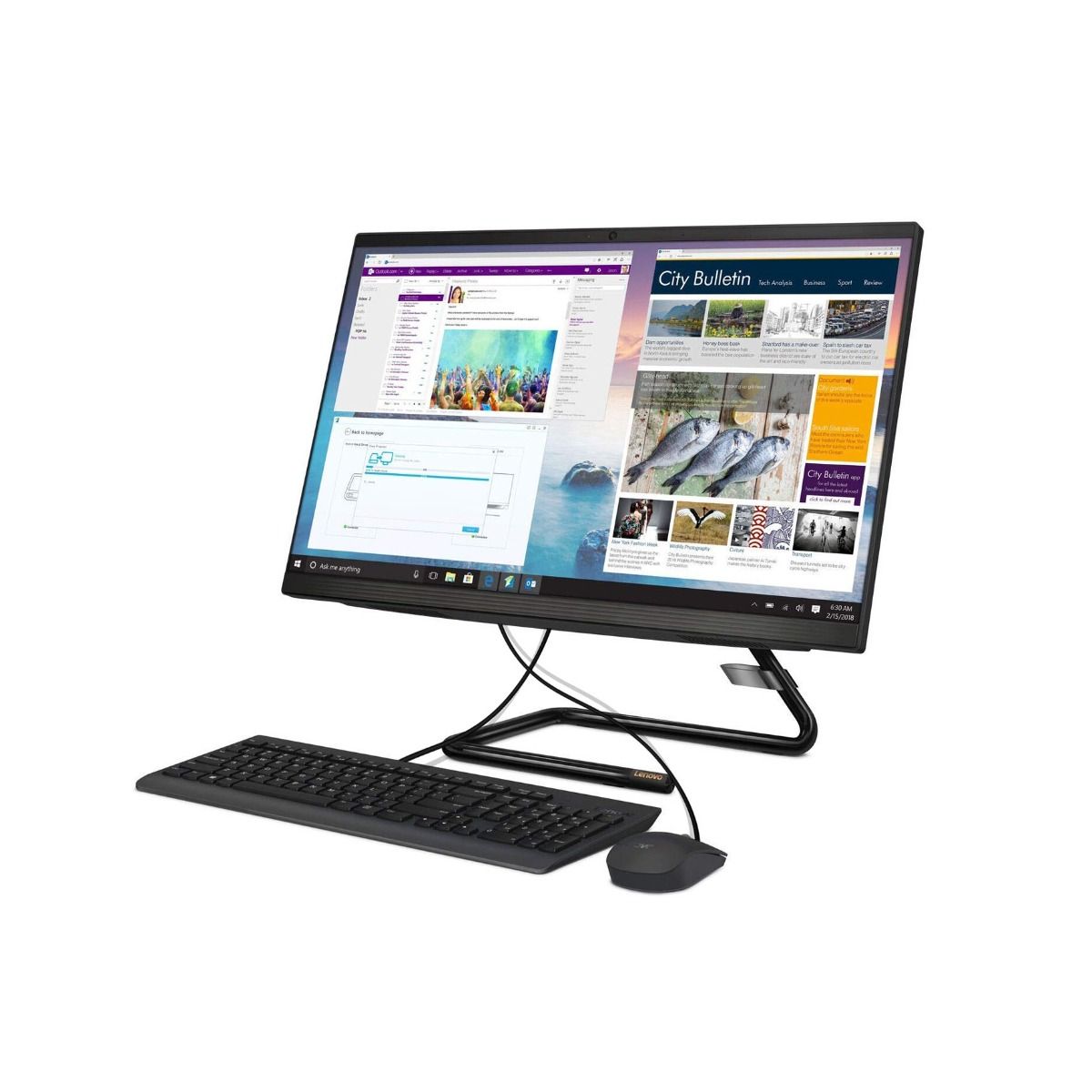 Lenovo ideacentre 21.5" A340-22IWL AIO Desktop PC i3-10110U 4GB 1TB