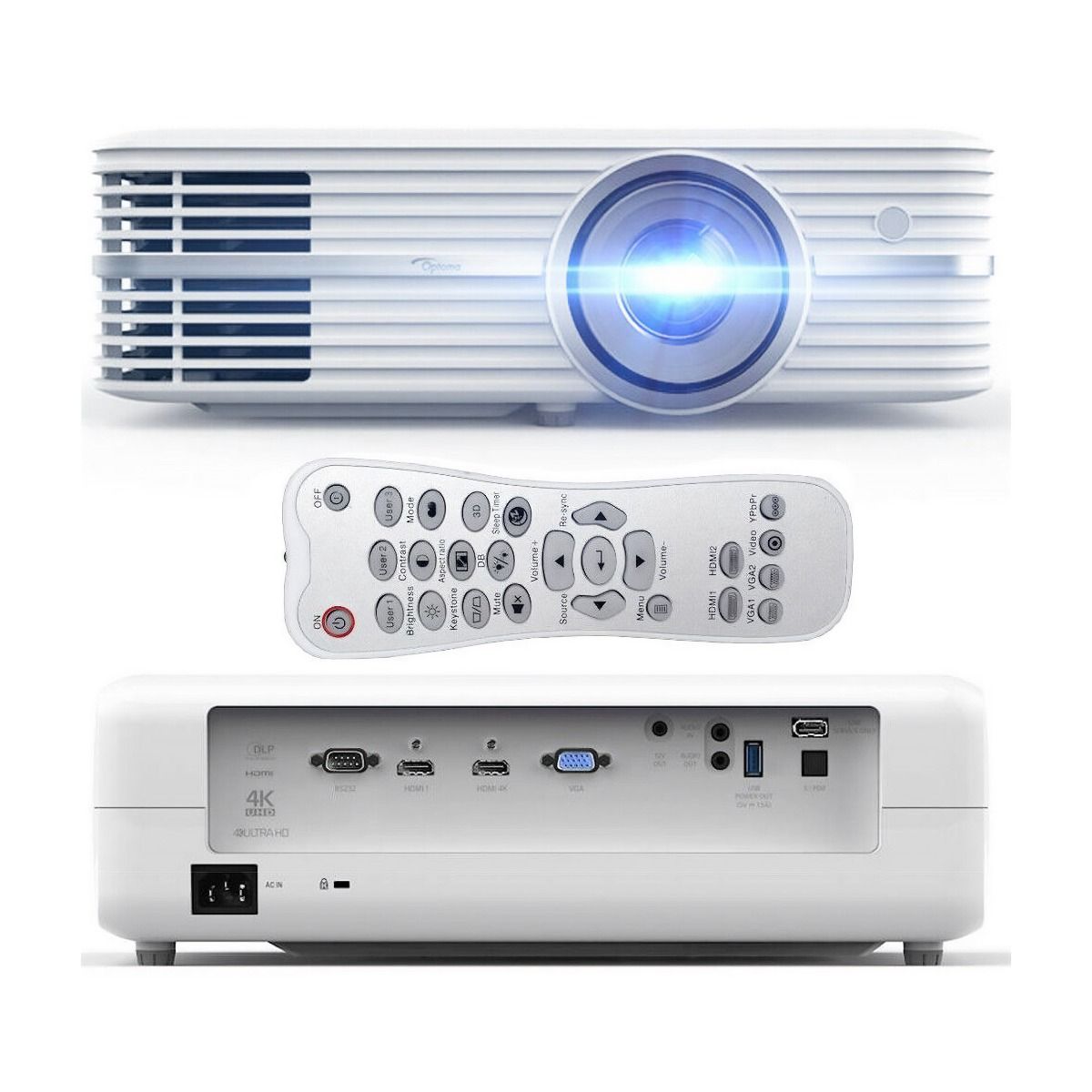 Optoma UHD40 4K Ultra HD Home Cinema Movie Projector 2400 Lumen 