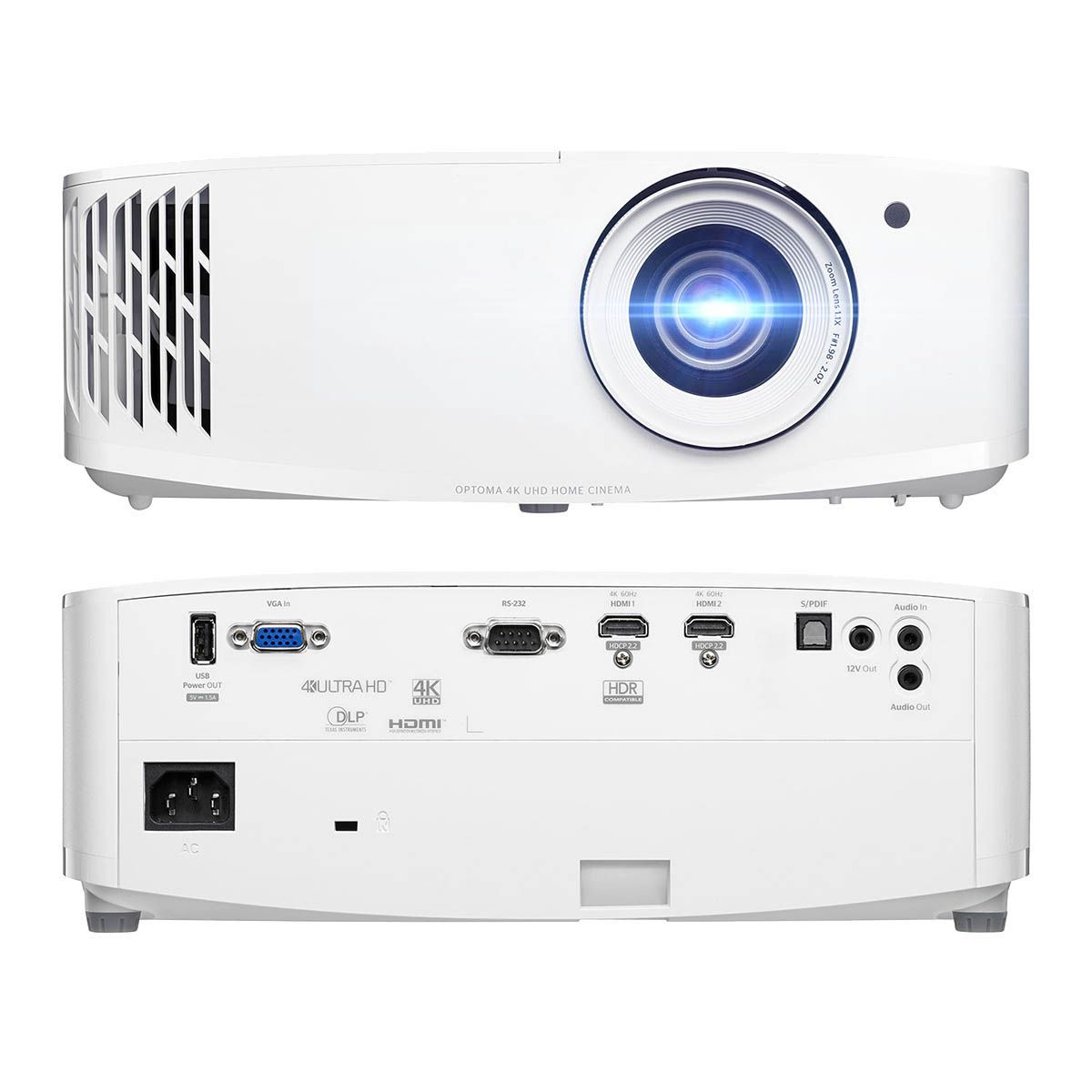 Optoma UHD35 4K DLP Home Cinema Gaming Projector 3600 Lumens