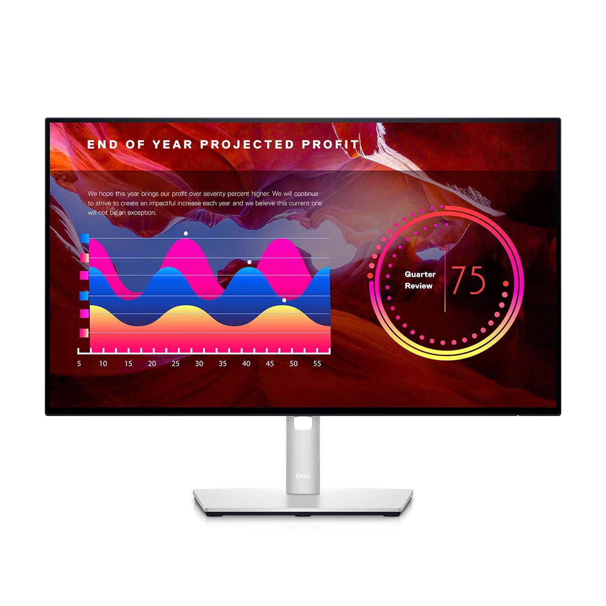 Dell UltraSharp U2422H 24" Full HD LED IPS Desktop PC Monitor USB-C Hub HDMI