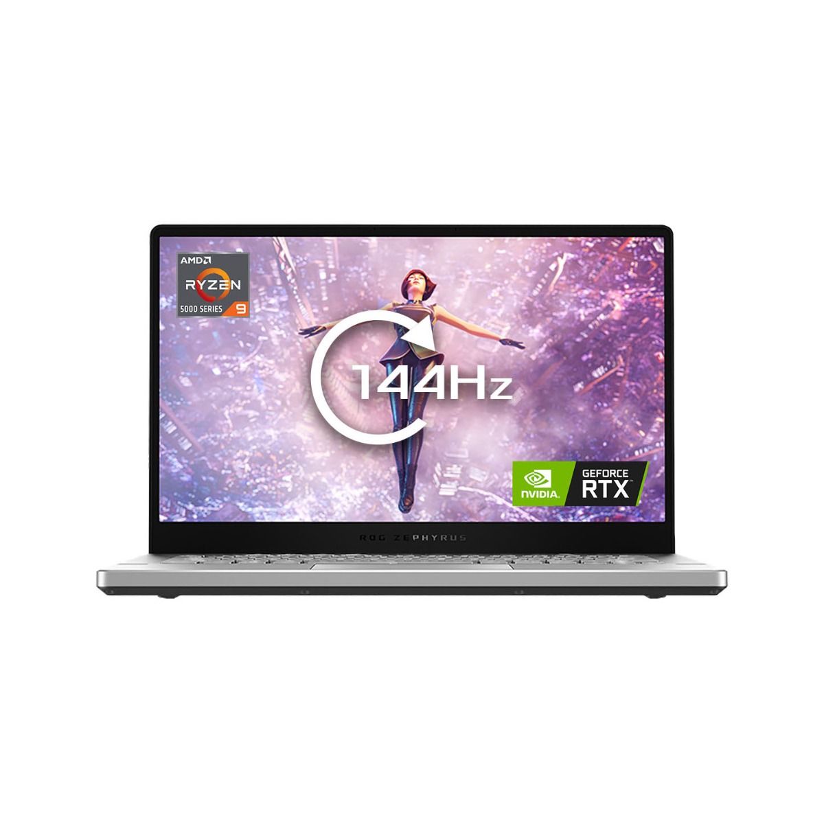 ASUS ROG Zephyrus 14" Gaming Laptop Ryzen 9 5900HS 16GB 1TB RTX 3060 White