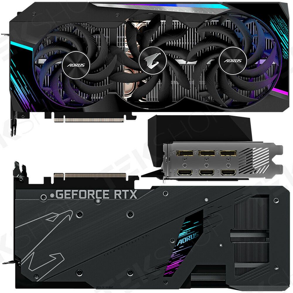 Gigabyte NVIDIA GeForce RTX 3080 Ti 12GB AORUS MASTER Graphics Card