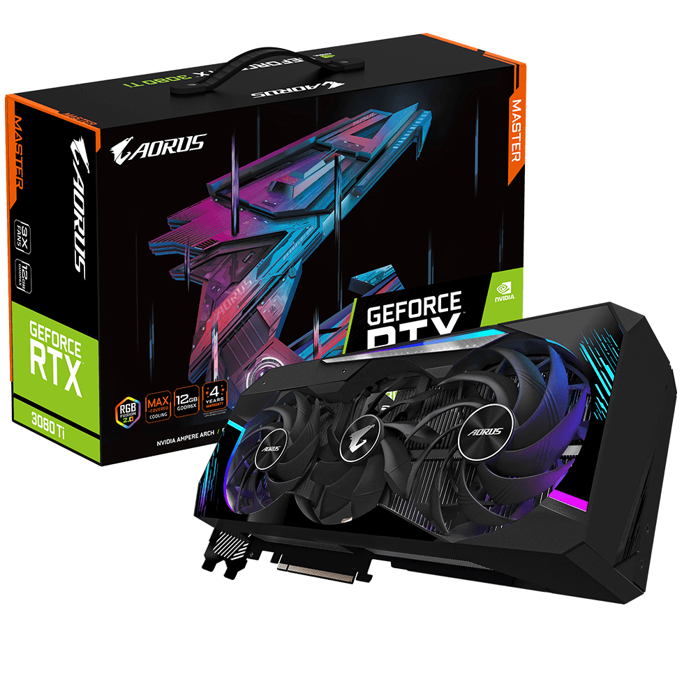 Gigabyte NVIDIA GeForce RTX 3080 Ti 12GB AORUS MASTER Graphics Card