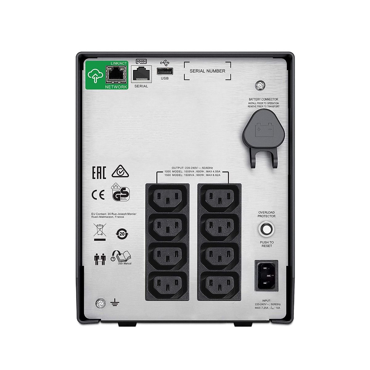APC Smart-UPS 1500VA, Tower, LCD 230V with SmartConnect Port