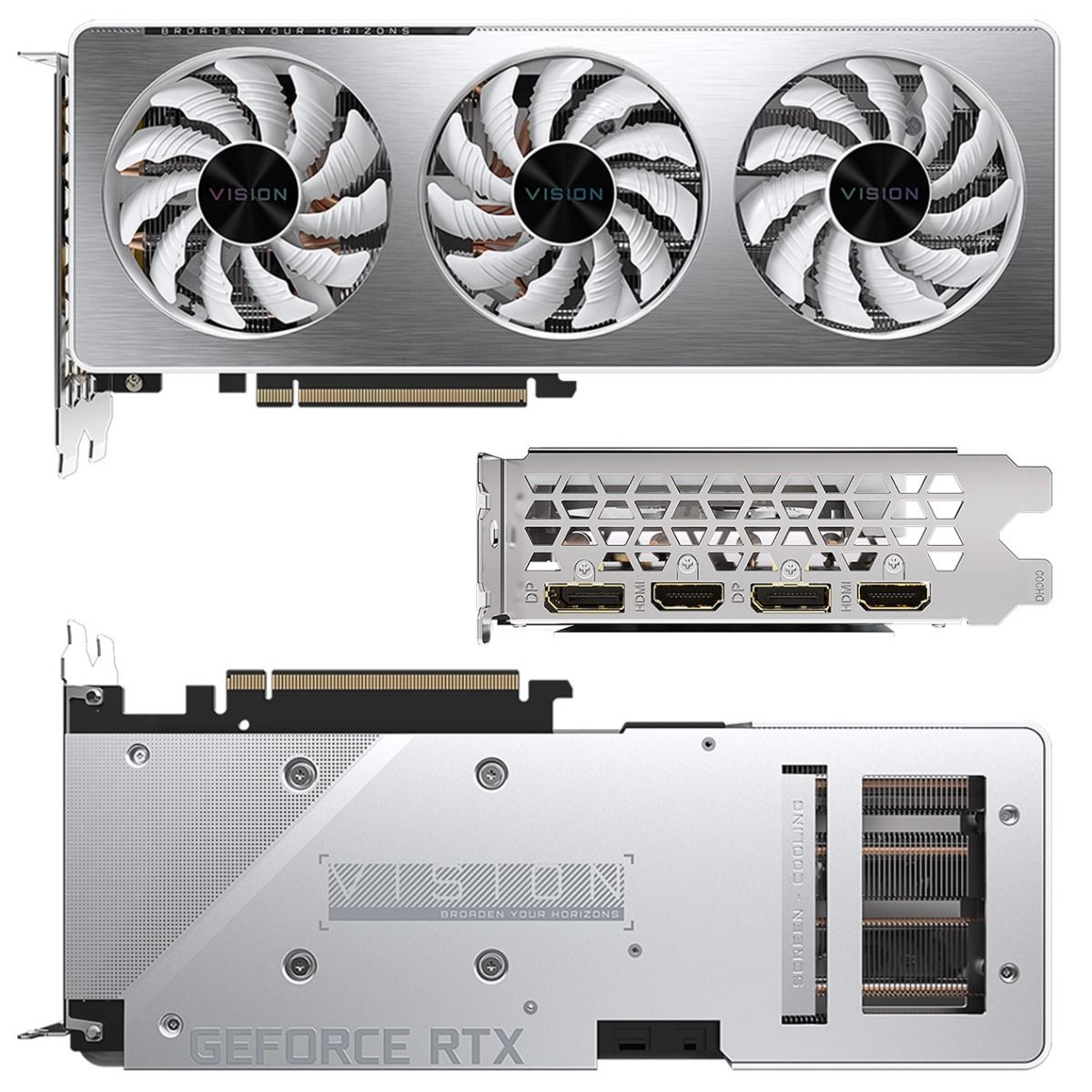 GIGABYTE Graphics Card VISION OC (Rev 2) NVIDIA GeForce RTX 3060 Ti 8GB