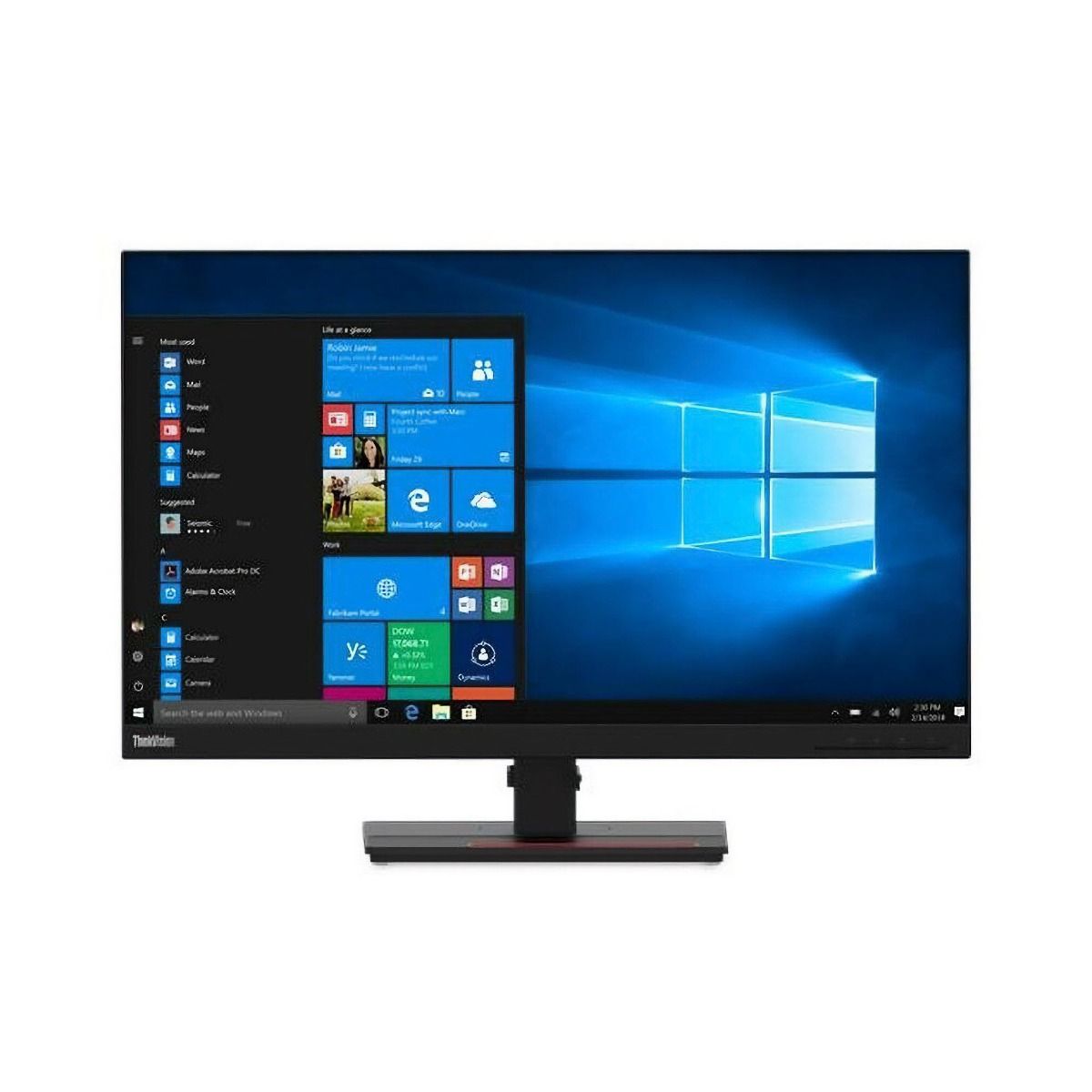 Lenovo ThinkVision T27q-20 27" Quad HD QHD 2560 x 1440p Desktop Monitor