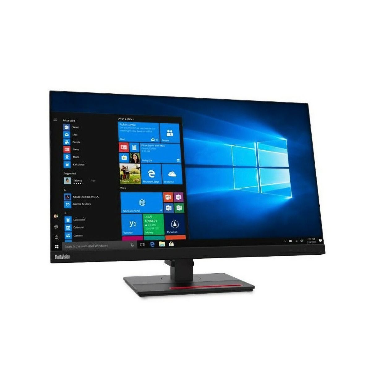 Lenovo ThinkVision T27q-20 27" Quad HD QHD 2560 x 1440p Desktop Monitor
