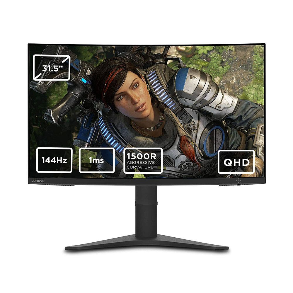 Lenovo G32qc-10 31.5" Quad HD 1440p 144Hz Desktop Gaming Monitor