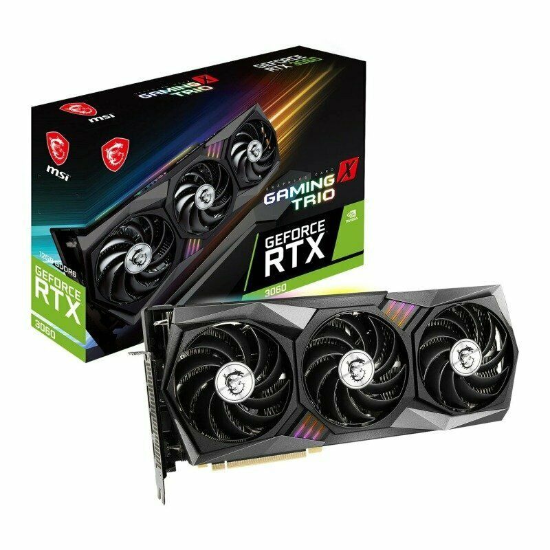 MSI GeForce RTX 3060 GAMING TRIO X 12GB GDDR6 Graphics Card 