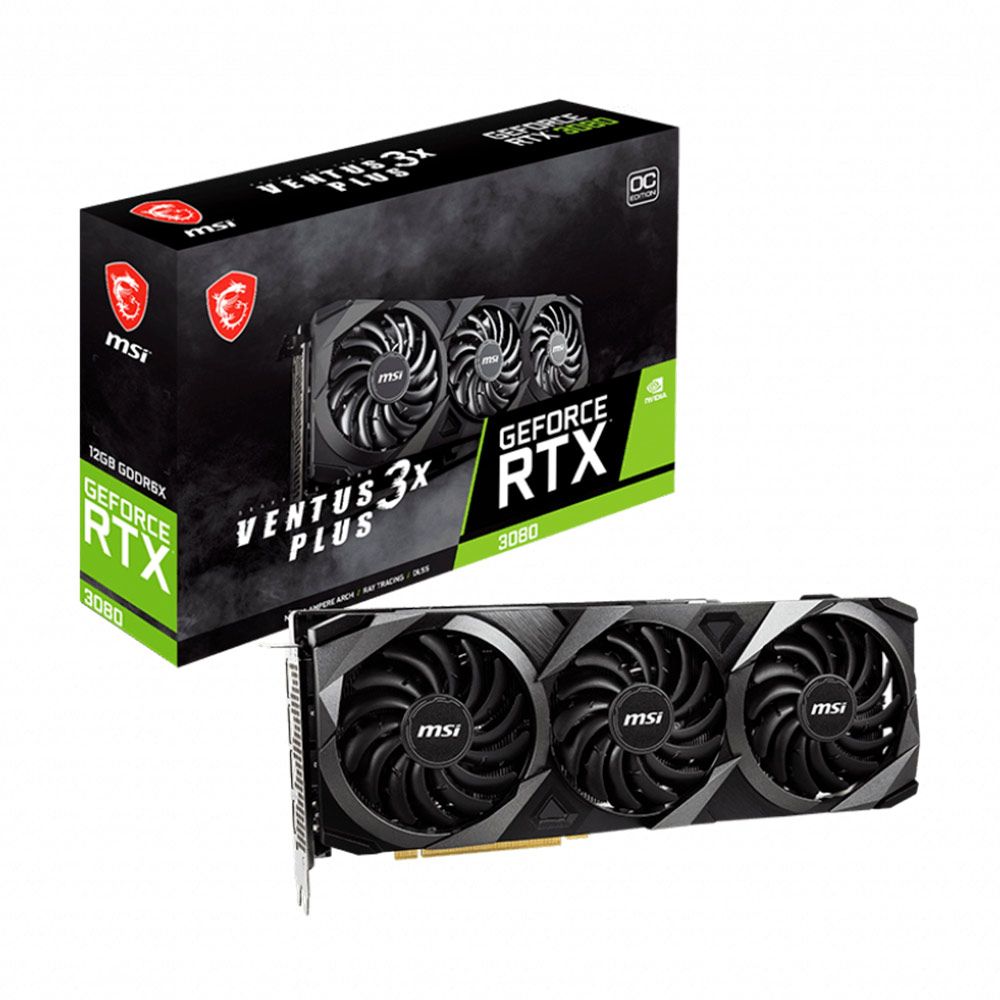 MSI GeForce RTX 3080 Ventus 3X Plus 12GB GDDR6X LHR Graphics Card