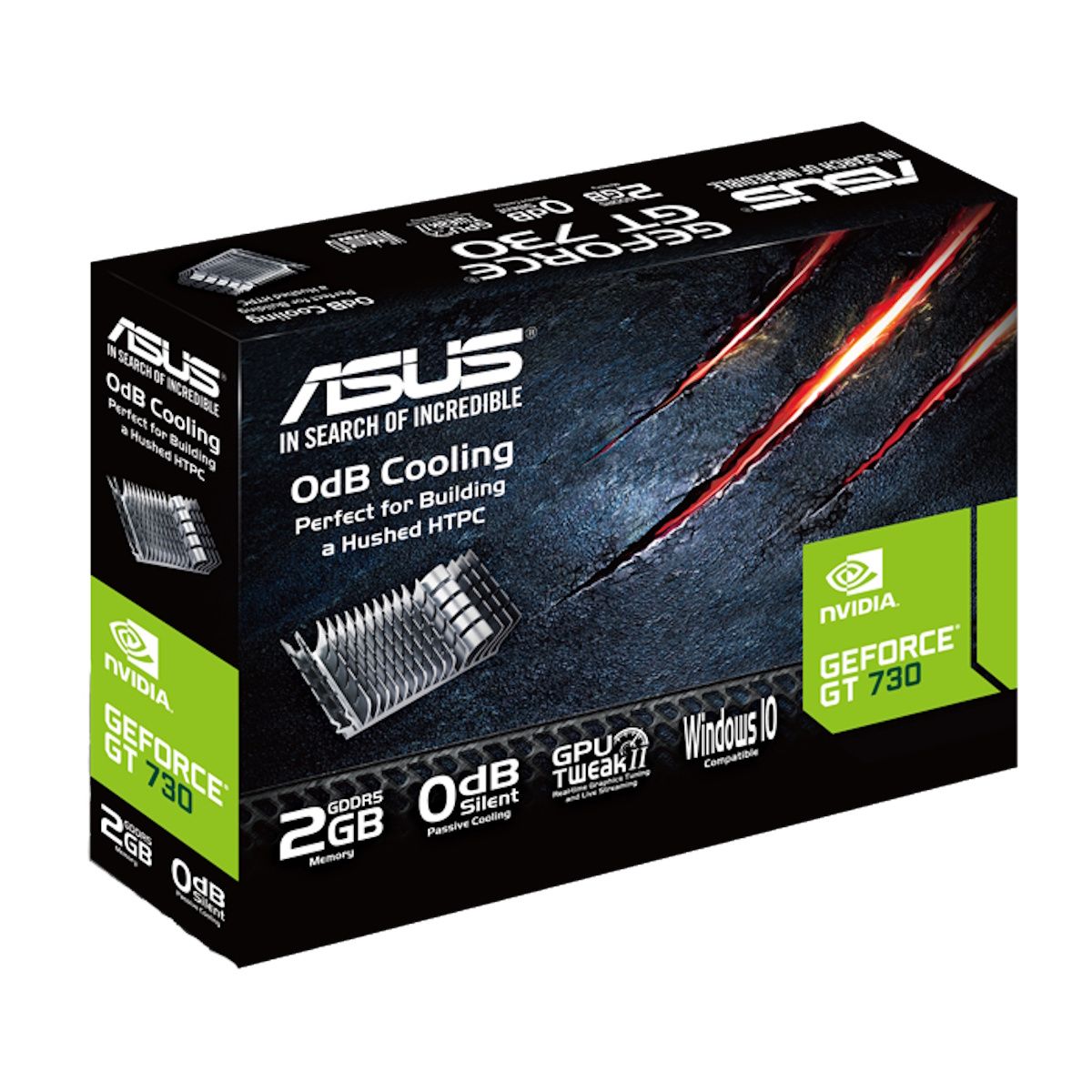 ASUS GT 730 2GB GDDR5 Low Profile Graphics Card