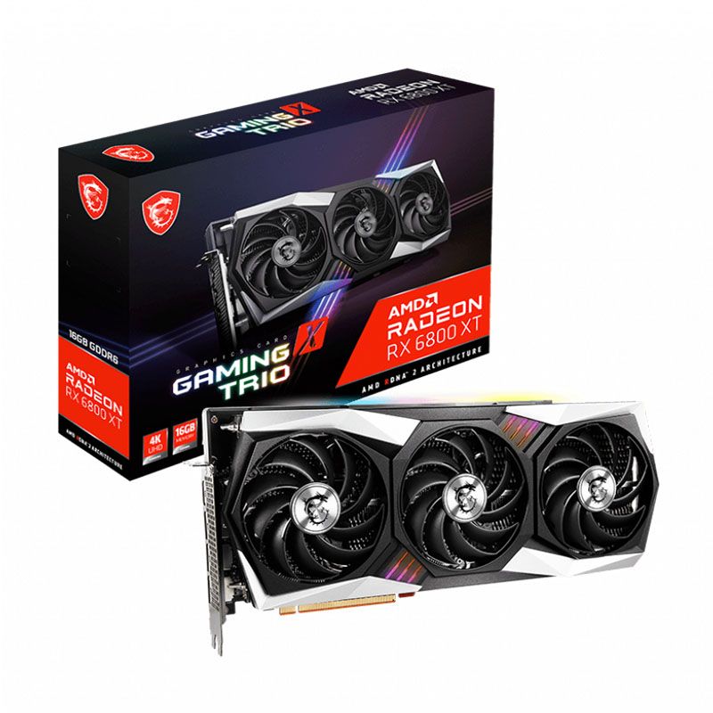 MSI AMD Radeon RX 6800 XT Gaming X Trio 16GB GDDR6 Graphics Card