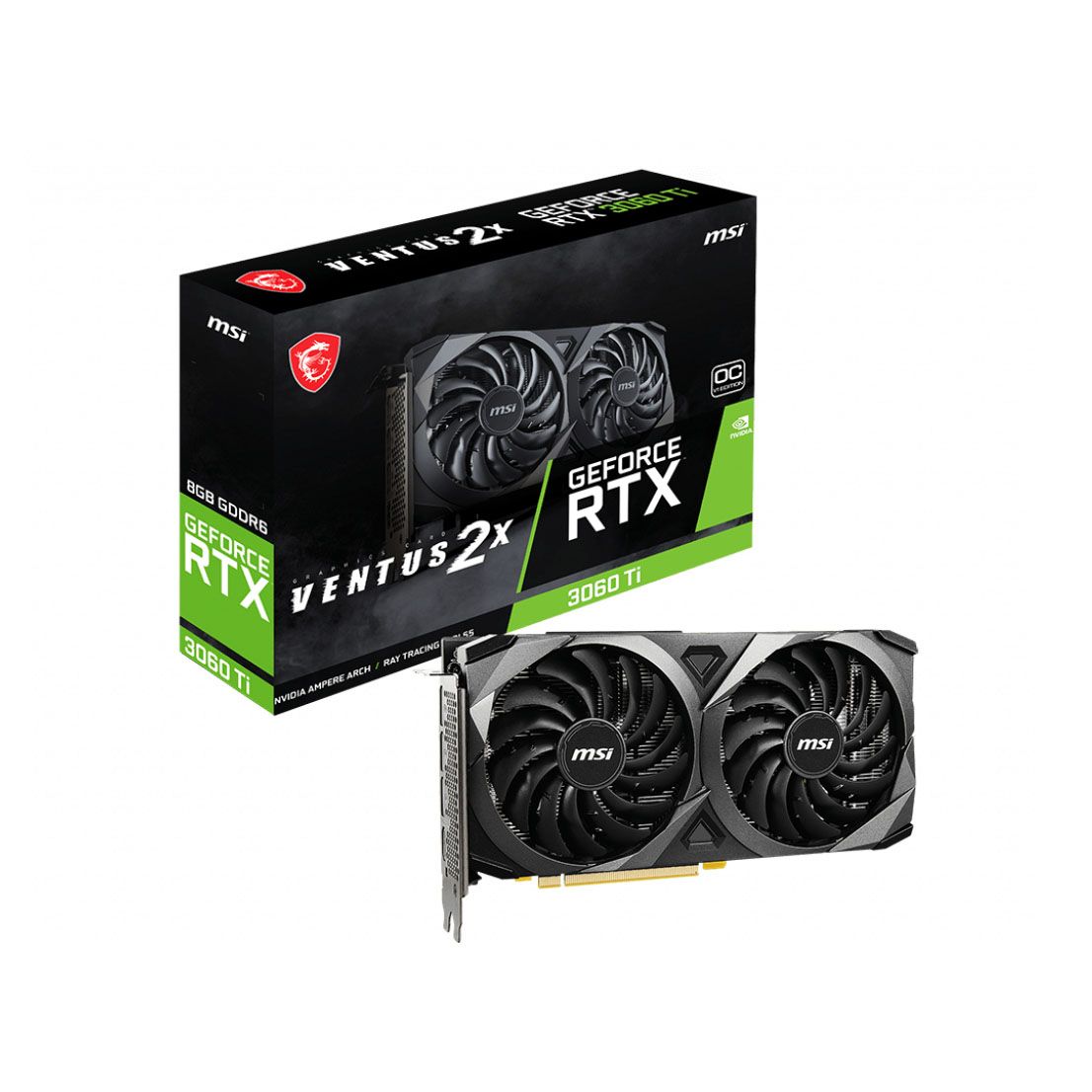 MSI RTX 3060 TI VENTUS 2X 8G OC V1 Lite Hash Rate Ampere Gaming Graphics Card