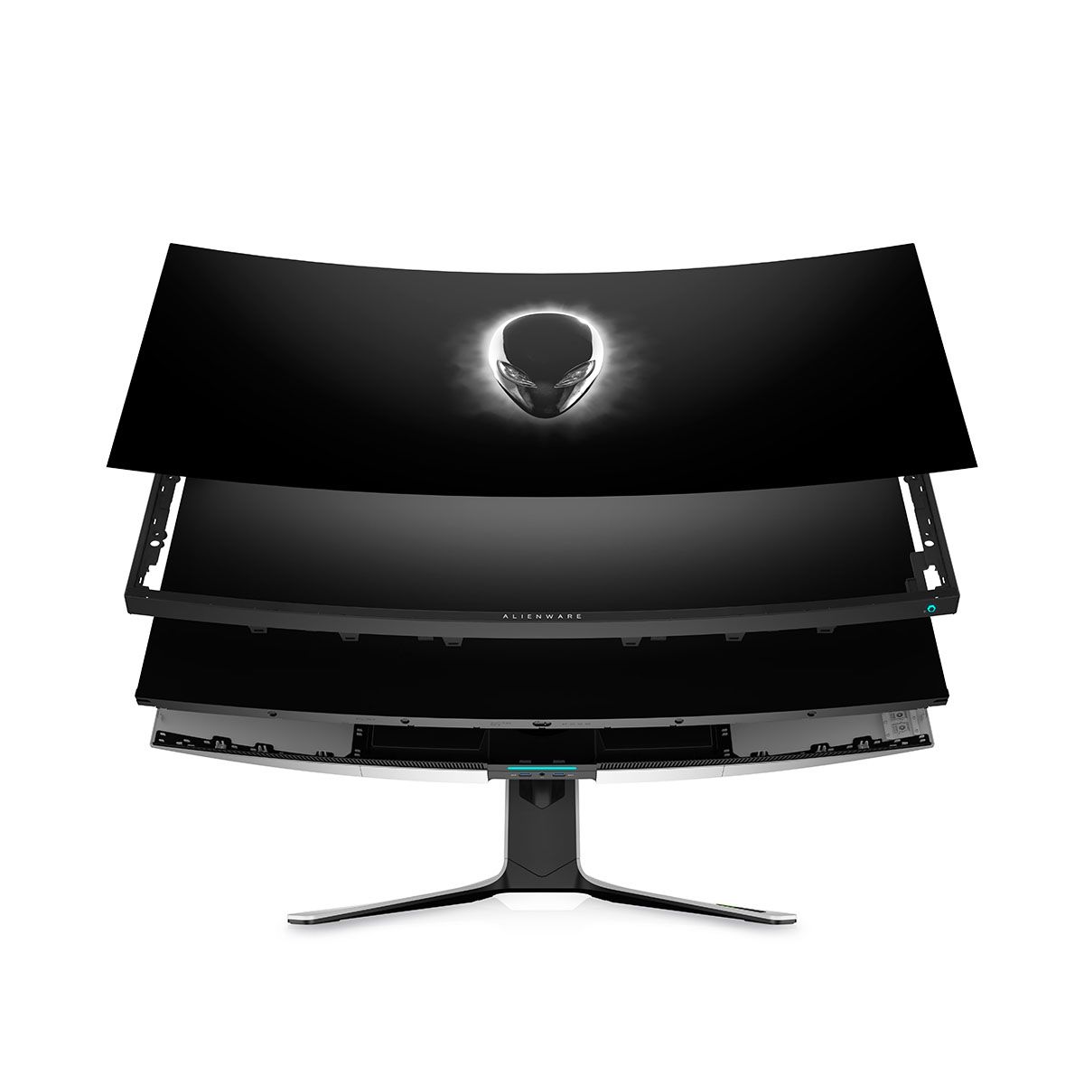 Alienware AW3821DW 38" 21:9 QHD+ Curved IPS LED HDR Gaming Monitor Lunar Light
