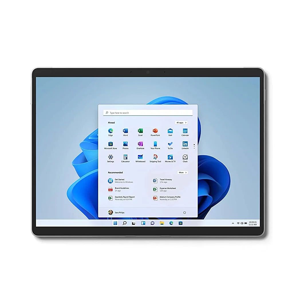 Microsoft Surface Pro 8 Tablet 2-in-1 13" Silver Intel i5 8GB 128GB Windows 11 Home