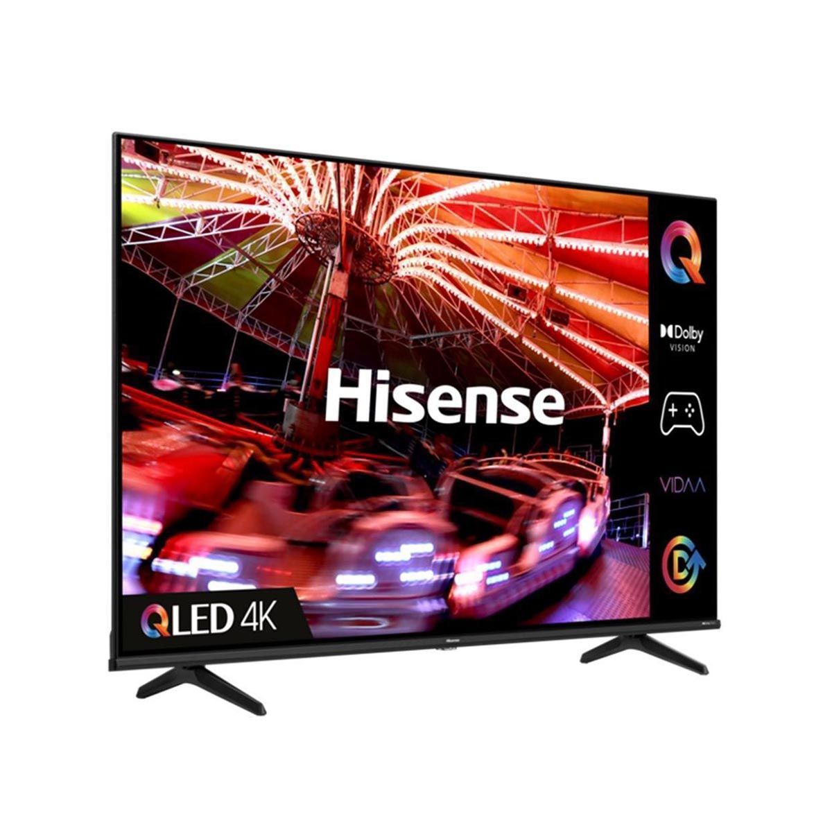 HISENSE 55" Smart TV 4K Ultra HD QLED HDR Alexa Freeview Wi-Fi HDMI USB