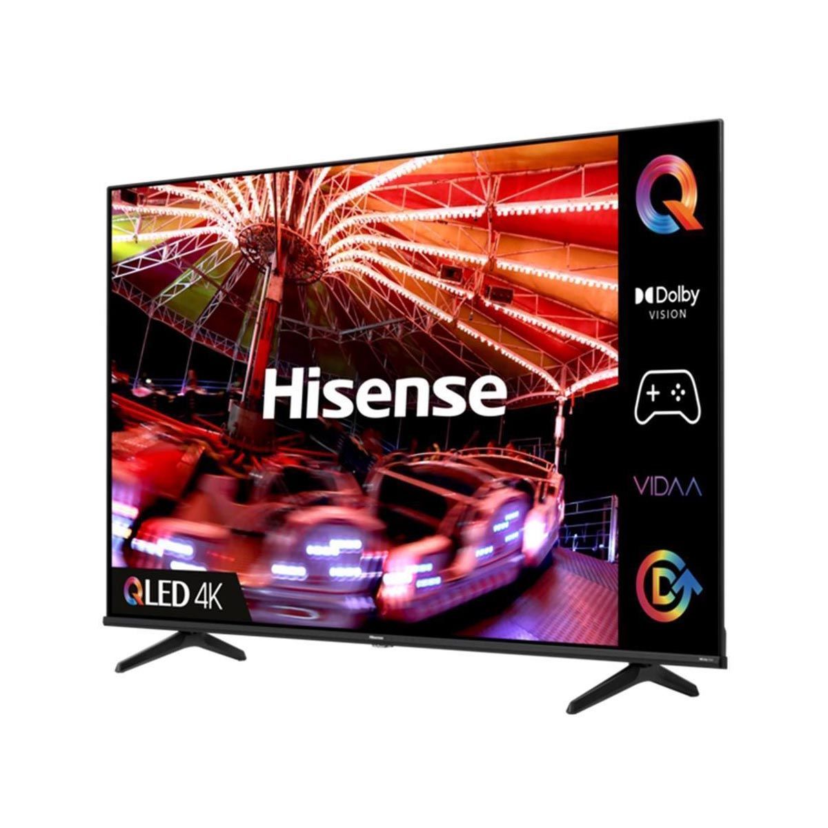 HISENSE 55" Smart TV 4K Ultra HD QLED HDR Alexa Freeview Wi-Fi HDMI USB
