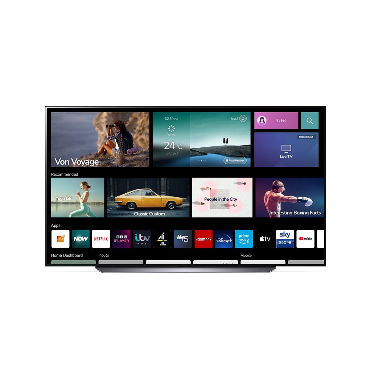 LG OLED83C24LA 83" OLED Smart TV 4K Ultra HD Freeview 120Hz HDR