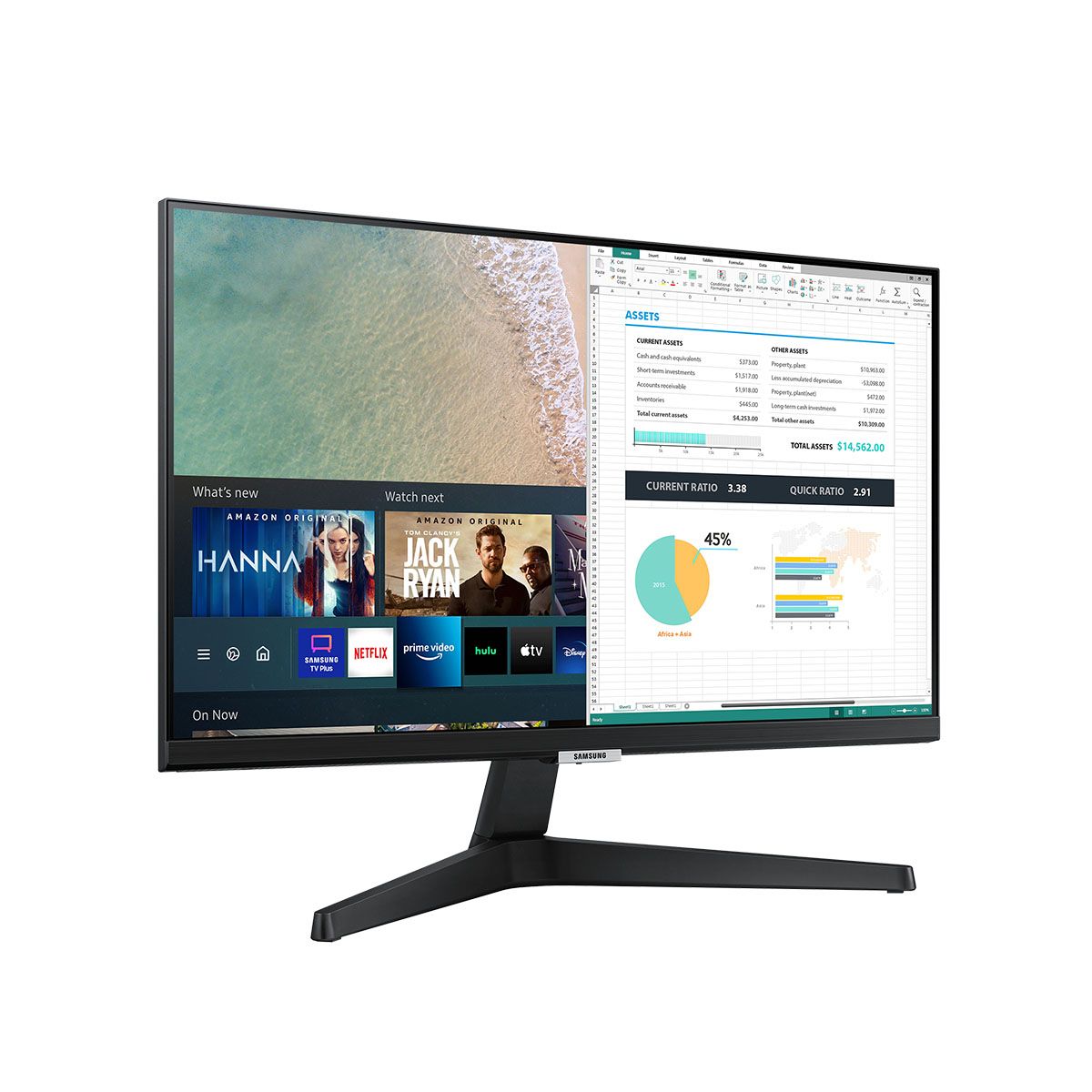 Samsung M50A 24" Smart Monitor Full HD with Speakers & Remote
