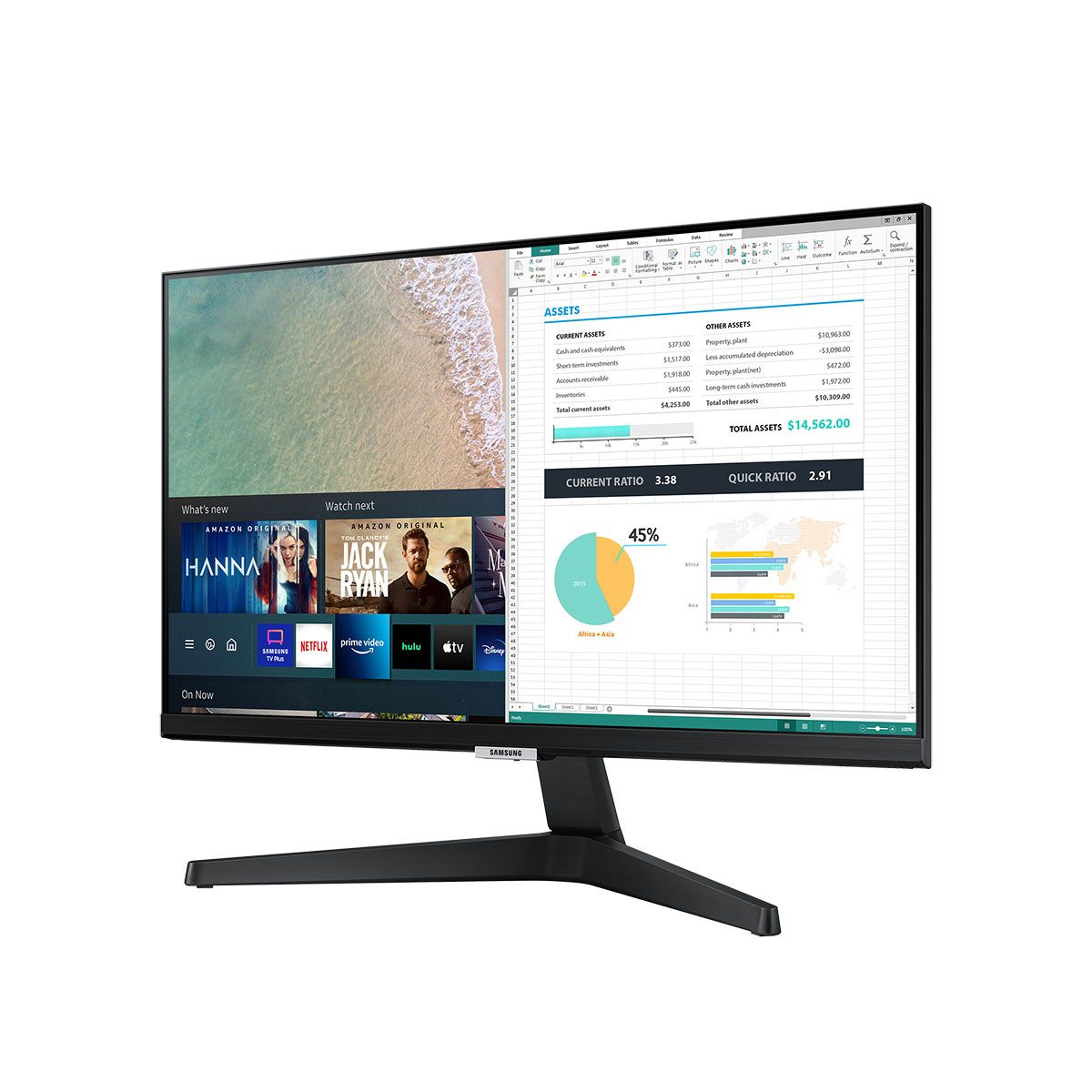 Samsung M50A 24" Smart Monitor Full HD with Speakers & Remote