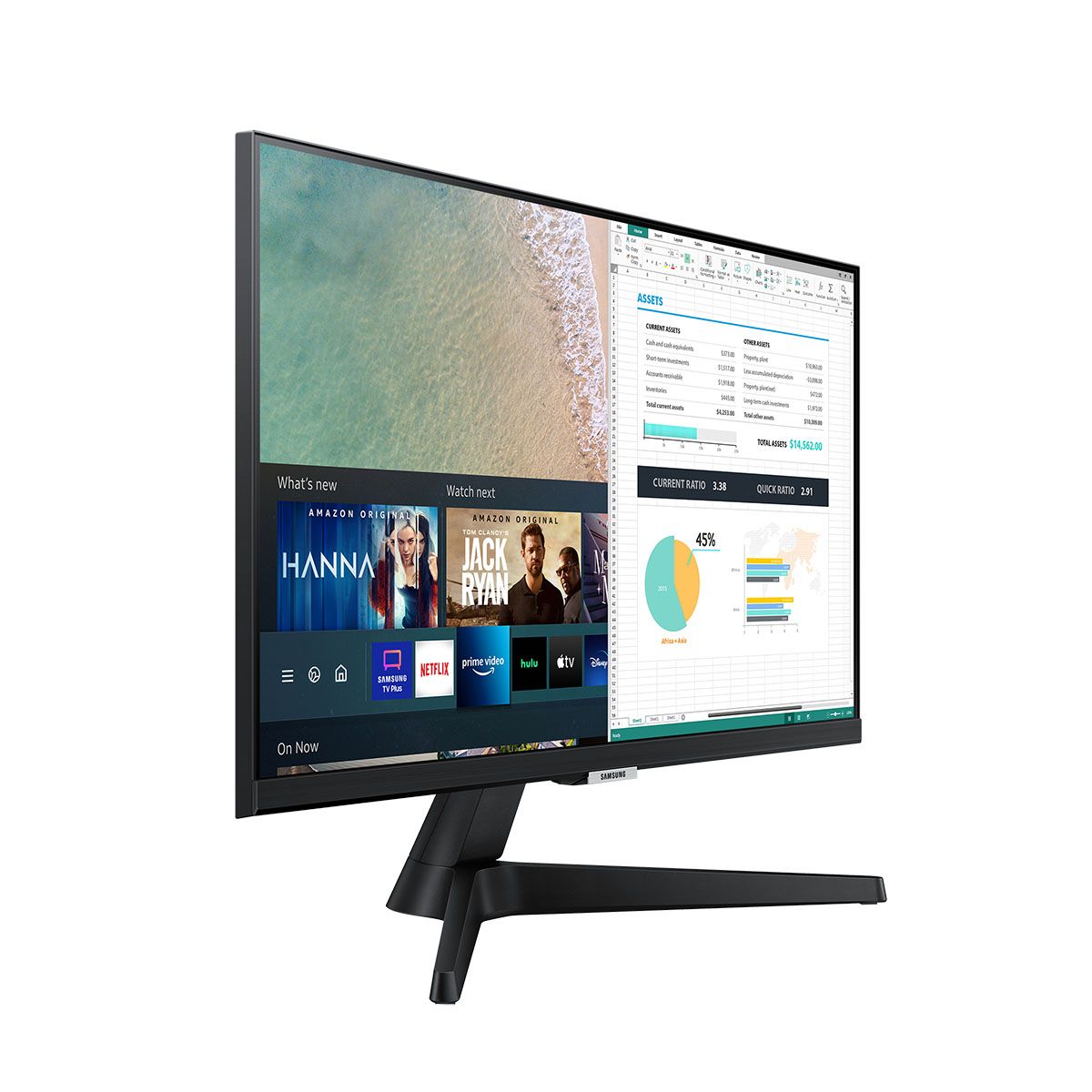 Samsung M50A 24" Smart Monitor Full HD with Speakers & Remote