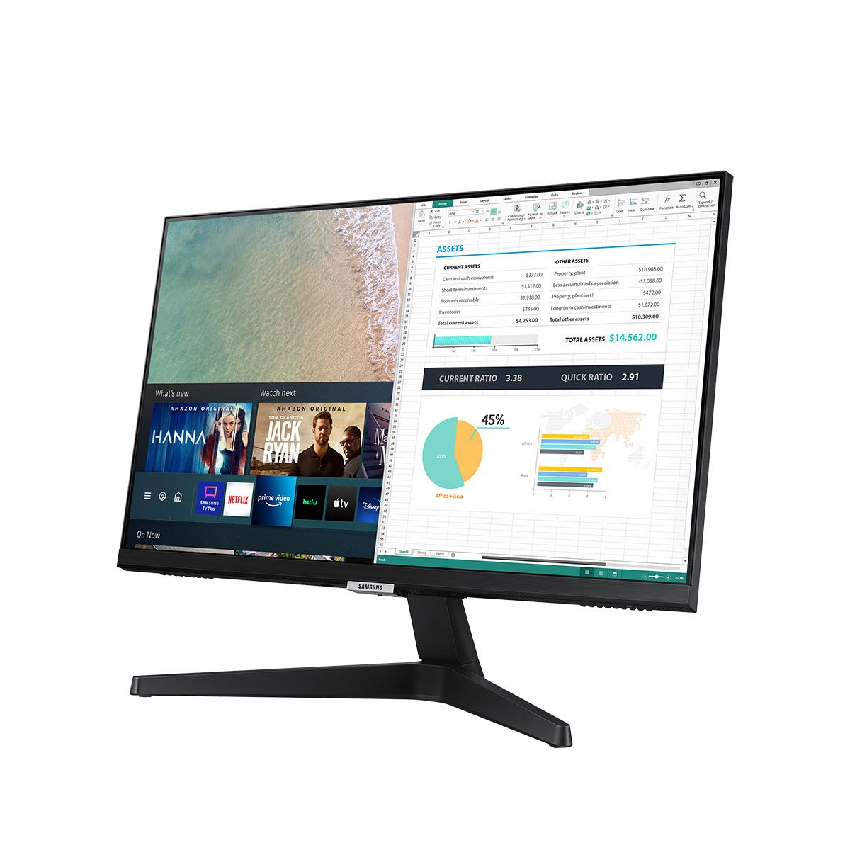Samsung M50A 24" Smart Monitor Full HD with Speakers & Remote