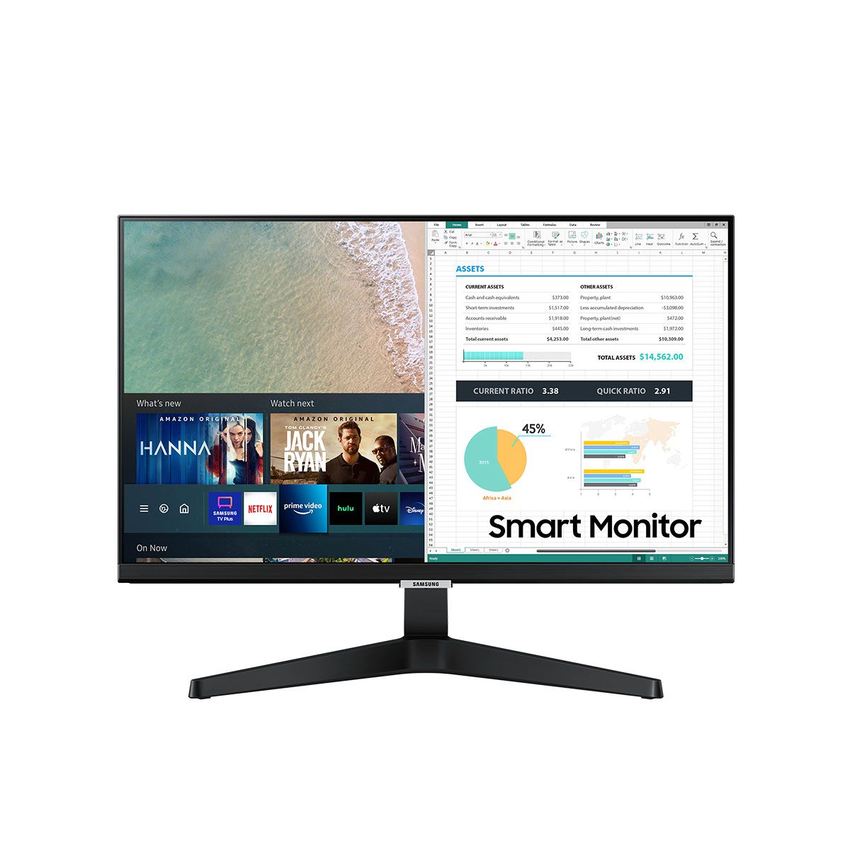 Samsung M50A 24" Smart Monitor Full HD with Speakers & Remote
