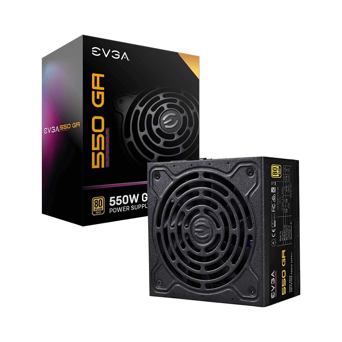 EVGA SuperNOVA 550 GA 80+ Gold 550W Fully Modular Power Supply