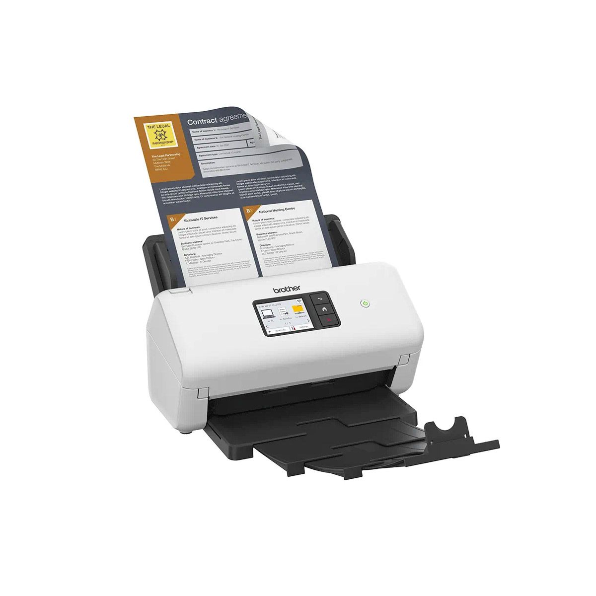 Brother ADS-4500W Desktop Document Scanner Wireless Touchscreen
