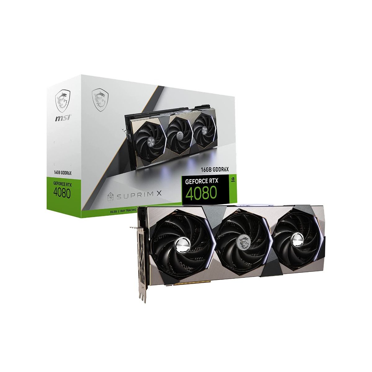 MSI RTX 4080 16GB GDDR6X SUPRIM X Lovelace Gaming Graphics Card / GPU