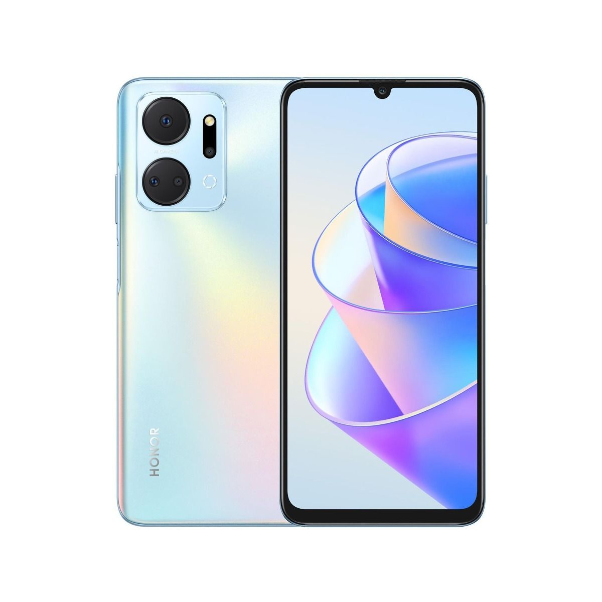 Honor X7a 6.74" 4G Mobile Smart Phone 4GB RAM 128GB Storage Titanium Silver