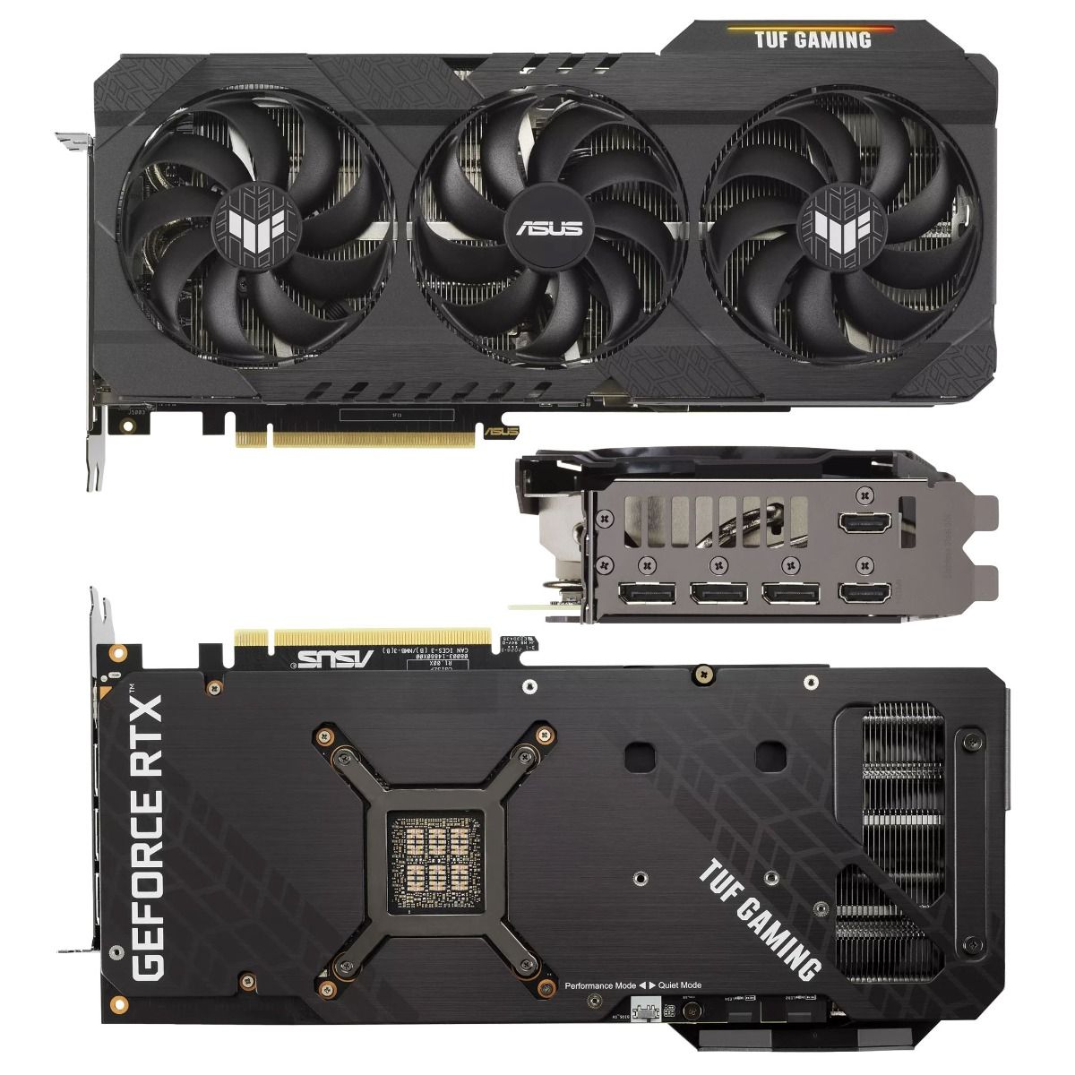 Asus RTX 3070 TI TUF Gaming OC V2 8GB LHR Ampere Graphics Card Black