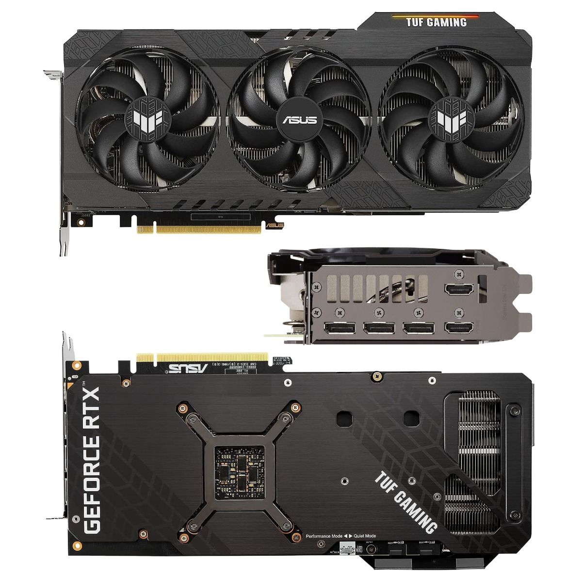 Asus TUF Gaming RTX 3060 Ti OC 8GB GDDR6X Ampere Graphics Card Triple Fan