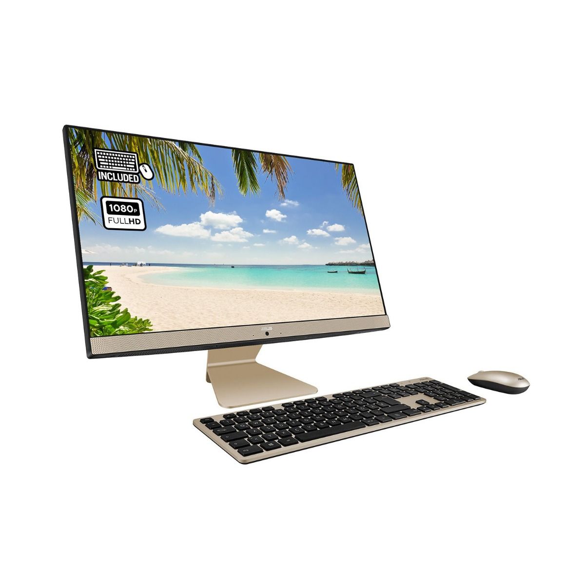 Asus Vivo AIO Desktop PC 23.8" Intel i3 11th Gen 8GB RAM 256GB SSD Tan