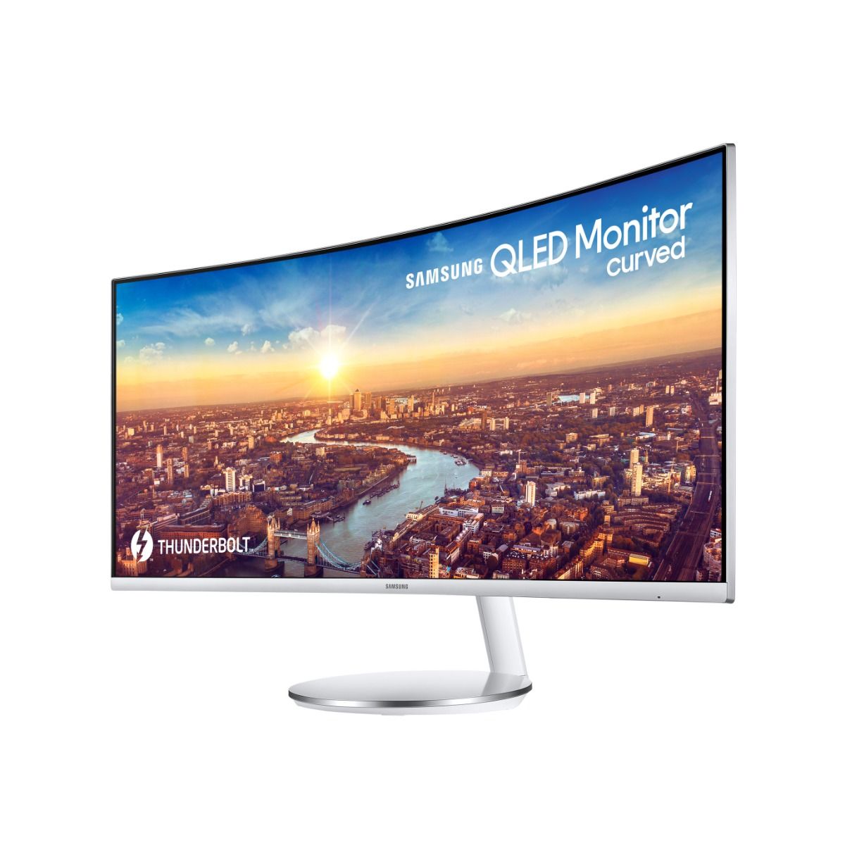 Samsung CJ791 34" Ultra Wide Quad HD 4ms 100Hz 1500R Monitor + Speakers Black