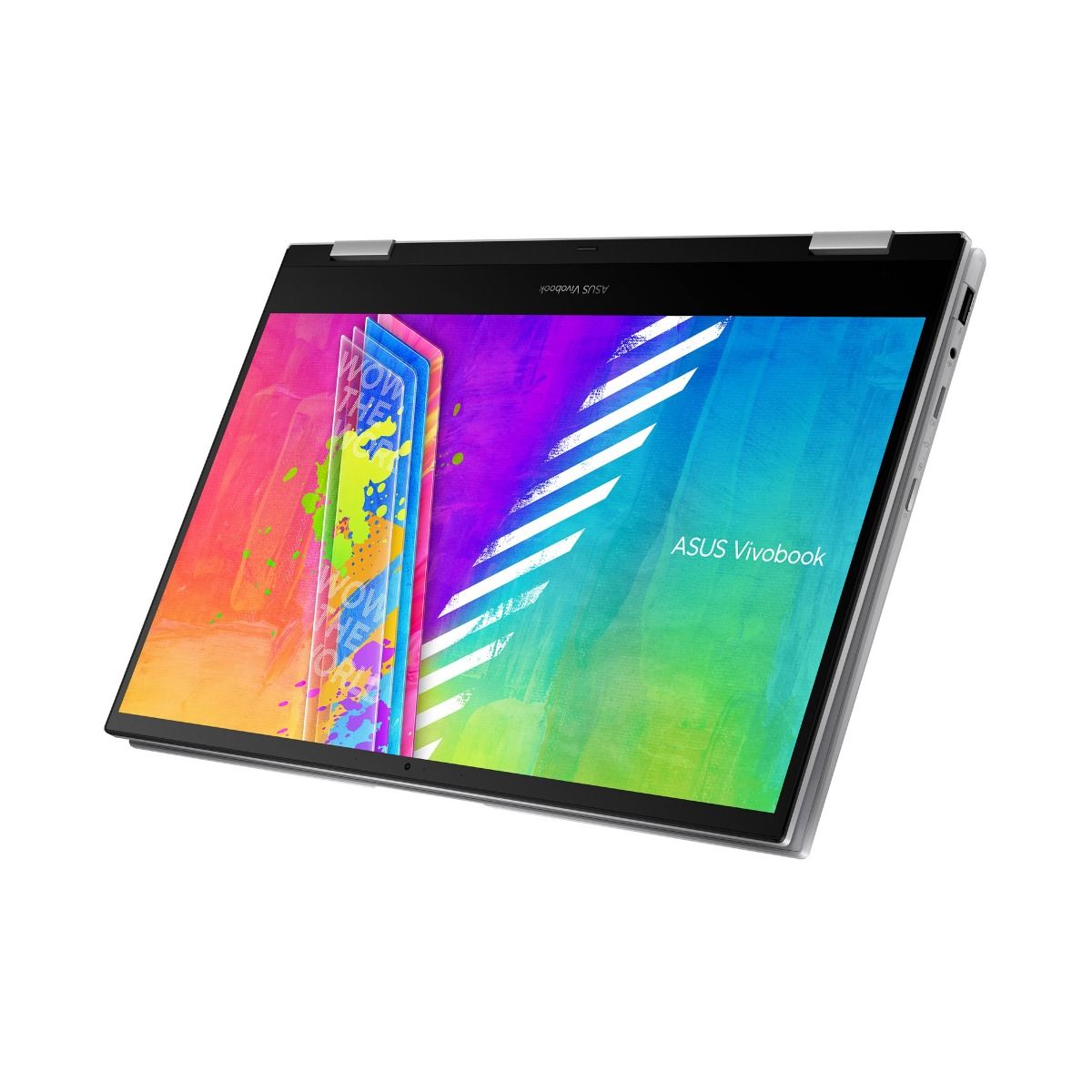 Asus Vivobook Go 14 Flip Laptop 2-in-1 Intel N4500 4GB RAM 128GB eMMC Silver