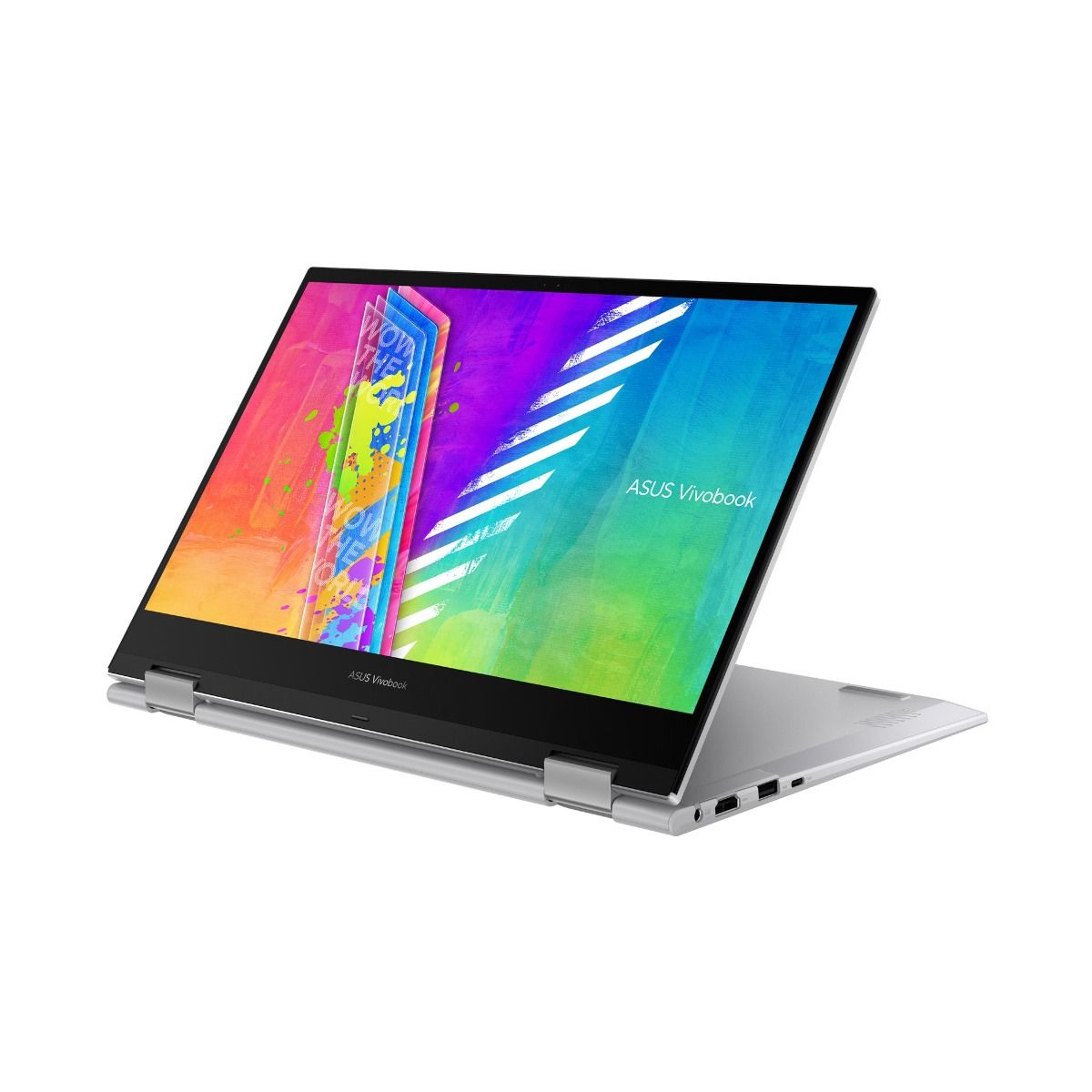Asus Vivobook Go 14 Flip Laptop 2-in-1 Intel N4500 4GB RAM 128GB eMMC Silver
