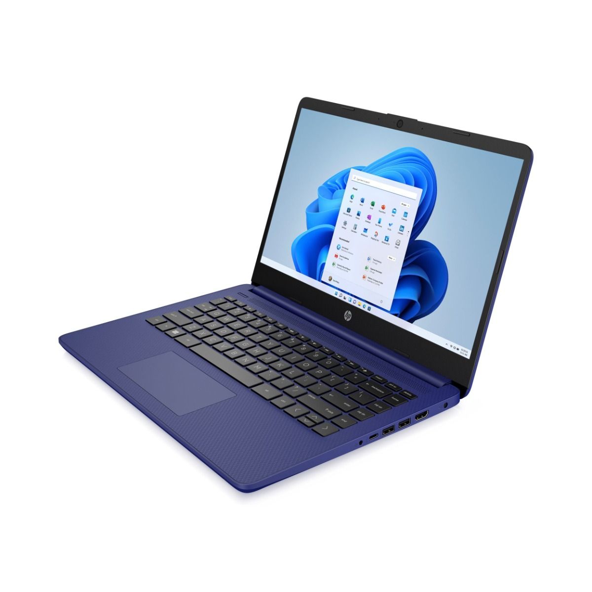 HP Stream 14s-dq0511sa 14" Laptop Intel Celeron N4120 4GB RAM 64GB eMMC Blue