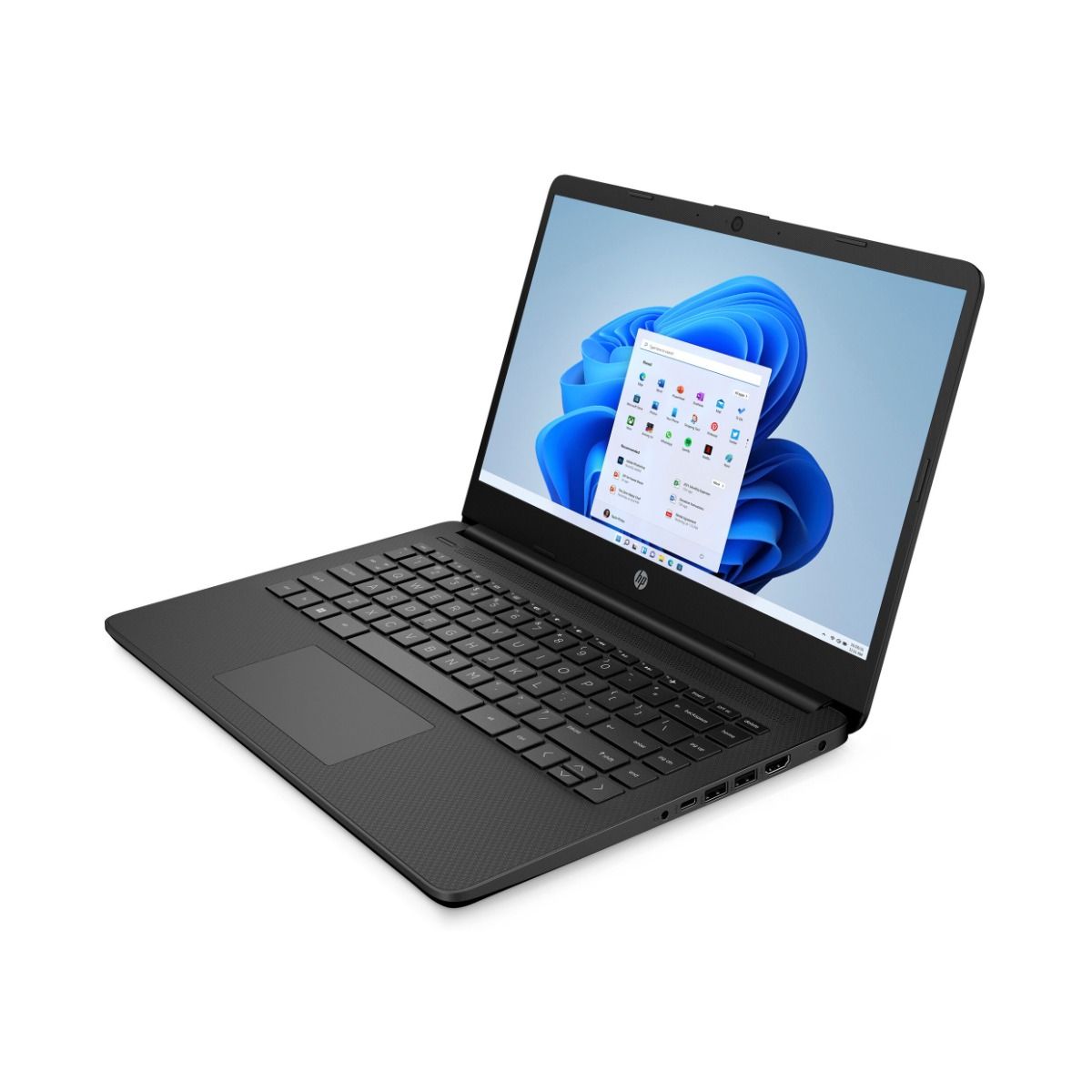 HP Stream 14s-dq0512sa 14" Laptop Intel Celeron N4120 4GB RAM 64GB eMMC Black
